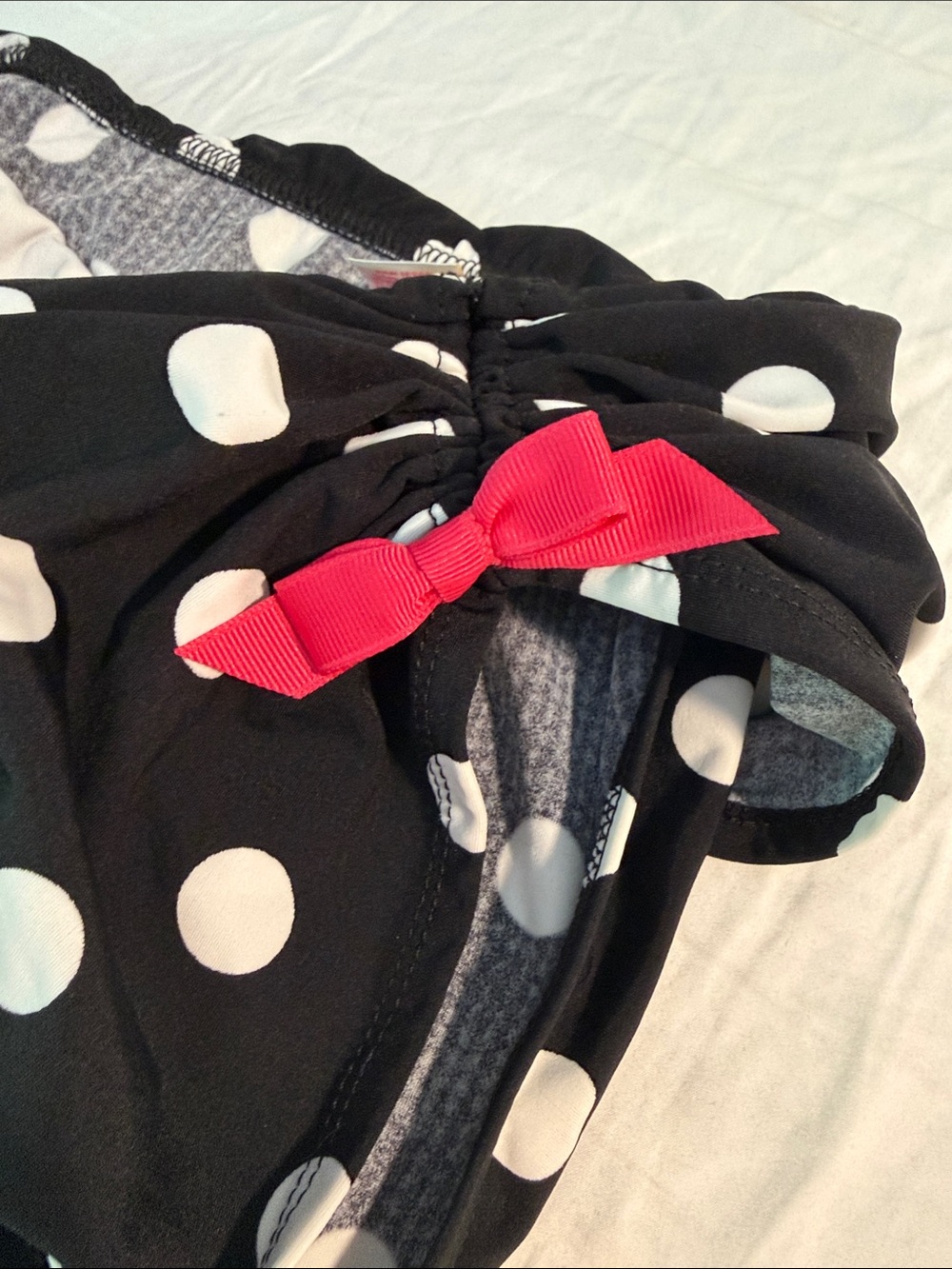 VENUS Black & White Polka Dot Bikini Bottom 8 - Picture 3 of 7